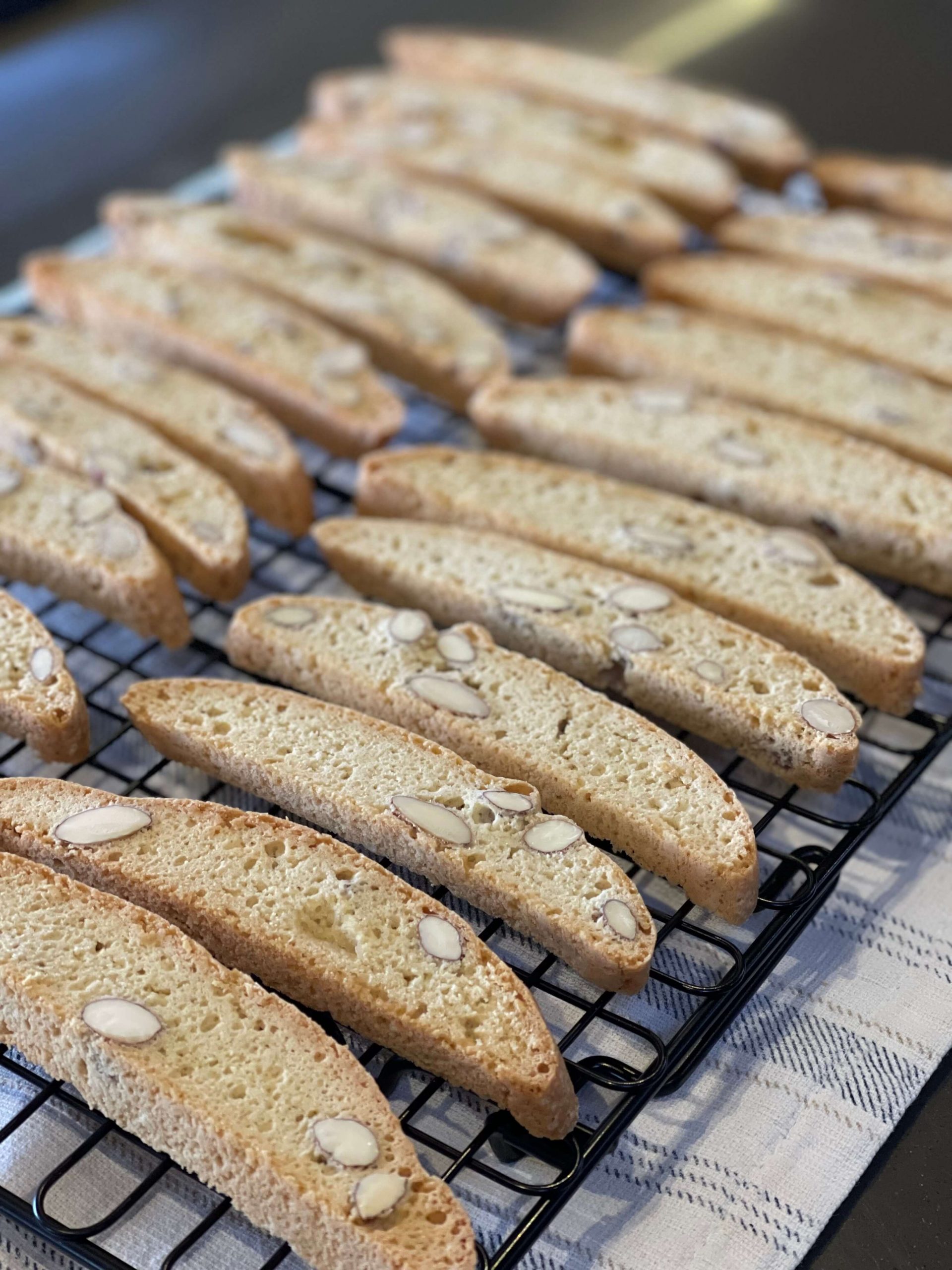 Biscotti Fresh from the Oven